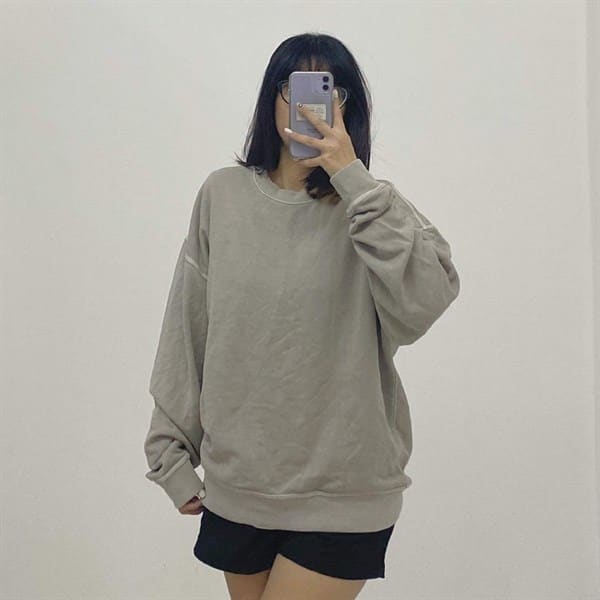 Tee Dài Laine Dyeing Nỉ — ảnh 3