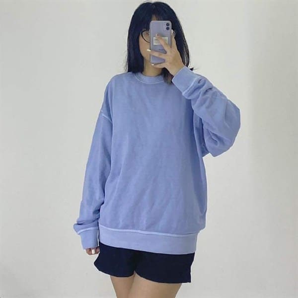 Tee Dài Laine Dyeing Nỉ — ảnh 2